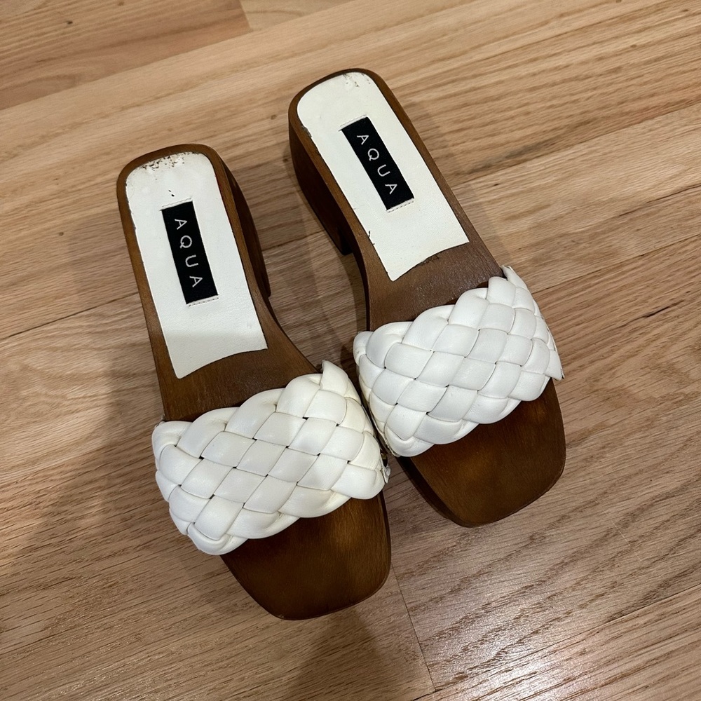 AQUA heeled sandals